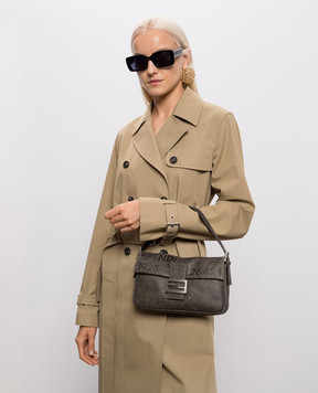 Fendi Кожаная сумка Baguette с винтажным эффектом 8BR850B1FY