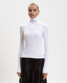 Max & Co Біле поло ASTICE в рубчик MCOASTICE