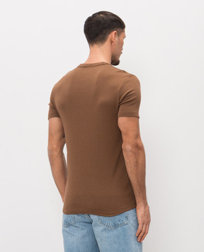 Tom Ford Коричнева футболка T4M081040