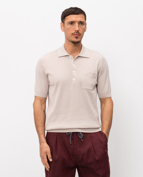 Brunello Cucinelli Бежеве поло M29806205