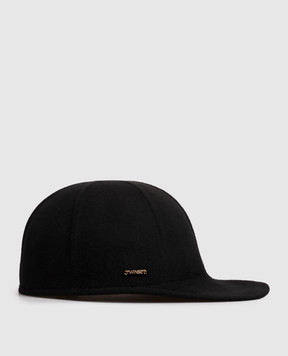 Twinset Чорна кепка з вовни 262TA4460
