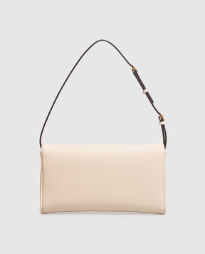 Valentino Кожаная сумка цвета айвори Devain 9W2B0T31ABM