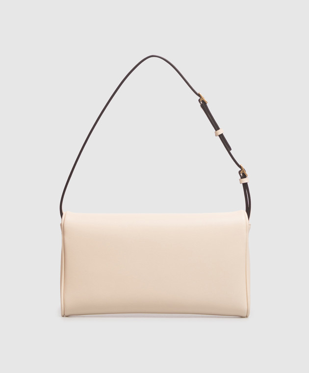 Valentino Шкіряна сумка кольору айворі Devain 9W2B0T31ABM зображення 3