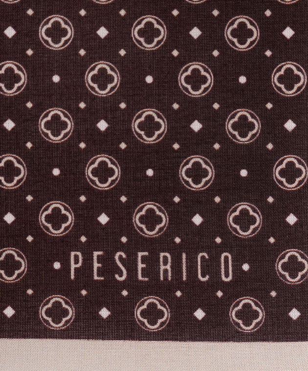 Peserico Бордова хустка-паше в принт R71026C0CC955 зображення 3