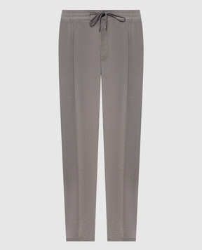 Cashmere&Whiskey Сірі штани з вовни та кашеміру 02556R0776