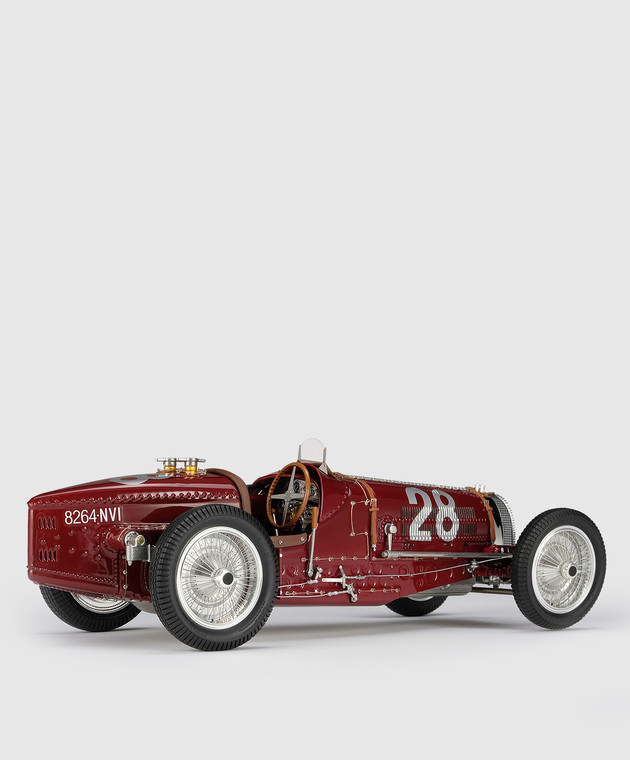 Amalgam Бордовый сувенир в форме автомобиля BUGATTI Type 59 M6021NUV изображение 3