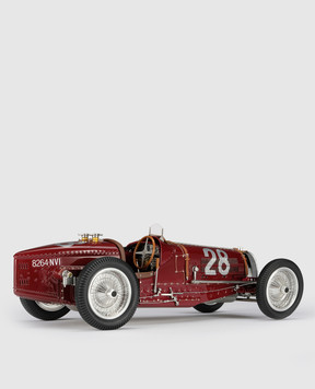 Amalgam Бордовый сувенир в форме автомобиля BUGATTI Type 59 M6021NUV