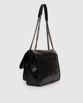 Saint Laurent Чорна шкіряна глянцева сумка NIKI 6331580EN04
