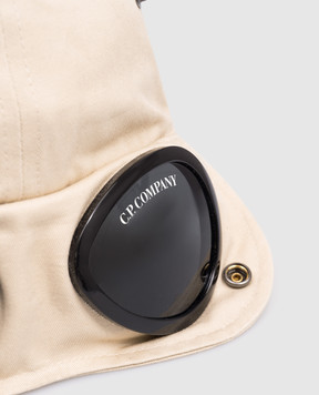 C.P. Company Детская бежевая кепка с логотипом CQX004LOA04