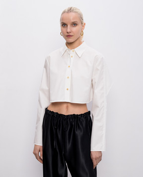 Khaite Біла укорочена сорочка Fritz 2464195
