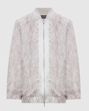 Peserico Бежевая куртка с бахромой E2107104740