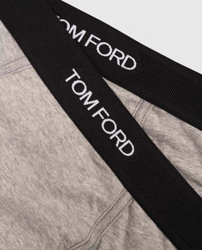 Tom Ford Набір сірих меланжевих трусів-боксерів T4XC31040