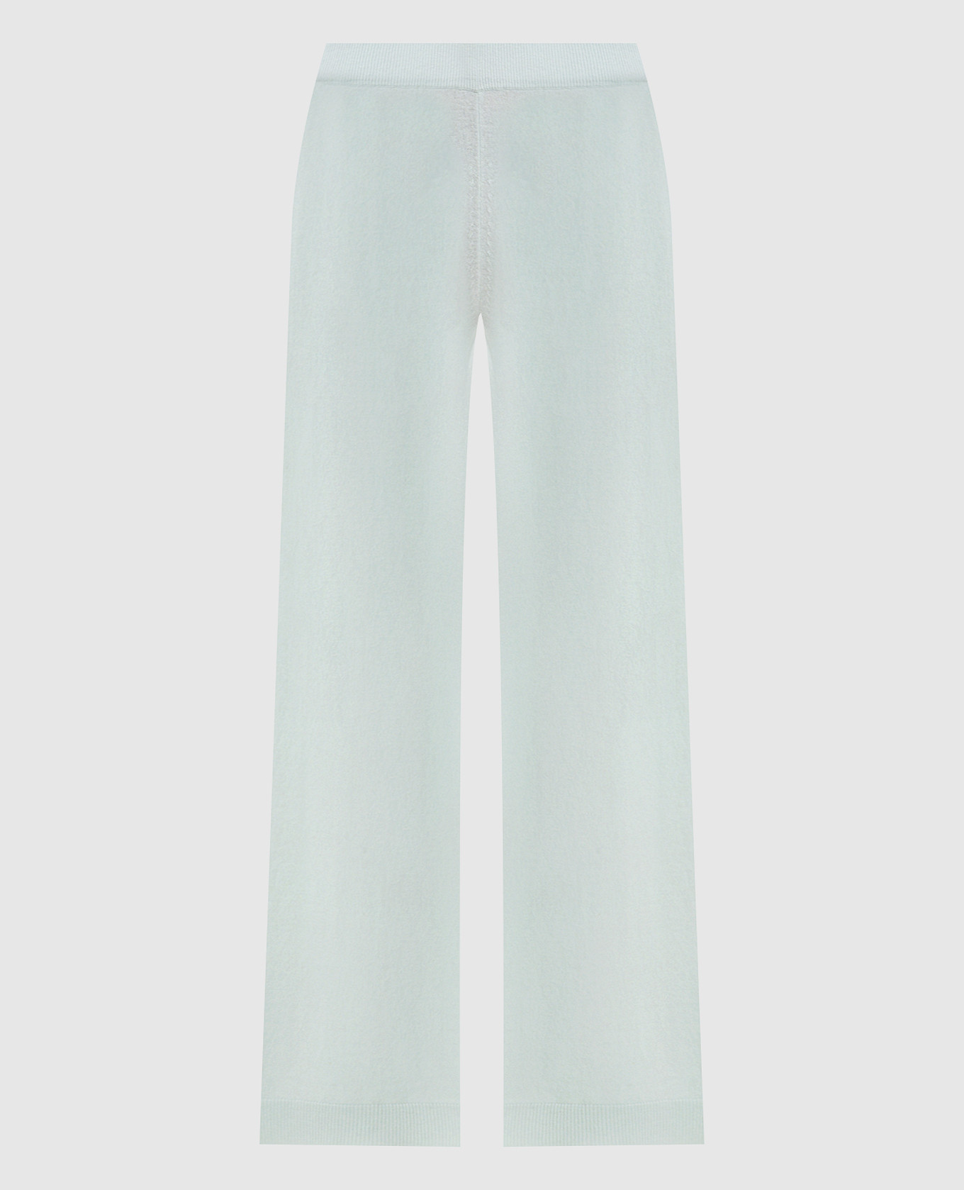 

Зеленые спортивные брюки клеш из шерсти и кашемира, Зеленый, Спортивные штаны