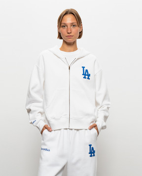 Sporty & Rich Белая спортивная куртка LA Serif ST094714669WH01