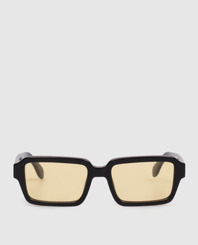 Palm Angels Чорні сонцезахисні окуляри з принтом логотипа PA1025101853