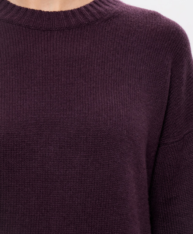 Allude Фіолетовий светр з кашеміру 26511151 зображення 5