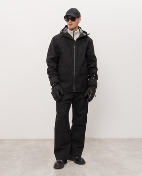 Moncler Grenoble Чорні гірськолижні штани з вовною L20972G00006599WZ