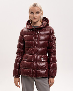 Moncler Бордовый пуховик Barante L20931A00143597Z8