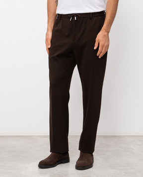 MooRER Коричневые брюки ADAMSON ADAMSONJ