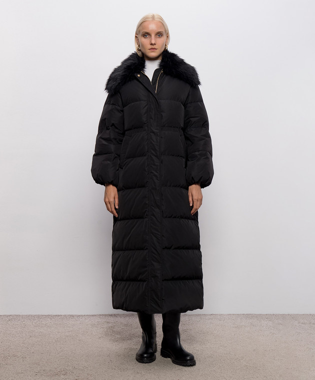 Twinset Черный пуховик 262TP2361 изображение 3