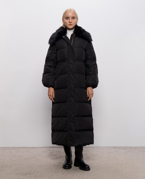 Twinset Черный пуховик 262TP2361