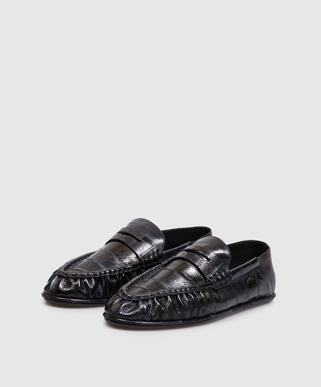 Saint Laurent Кожаные мокасины Cassandre A00415EABM0 изображение 2