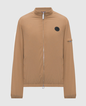 Stefano Ricci Коричнева куртка з нашивкою емблеми M6J4100010PL001HSAC64