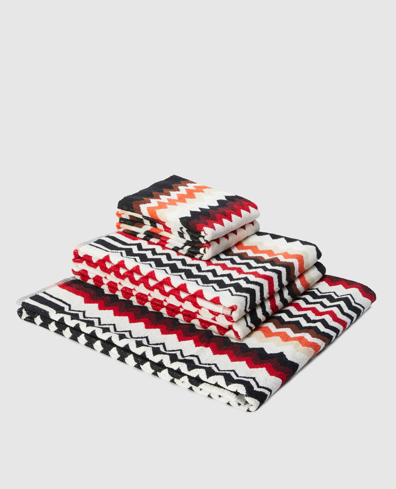 Набор махровых полотенец Best с узором 5 шт