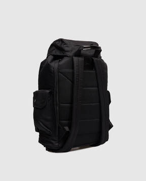 Juun.j Чорний рюкзак з нашивкою логотипа JC62D4P015