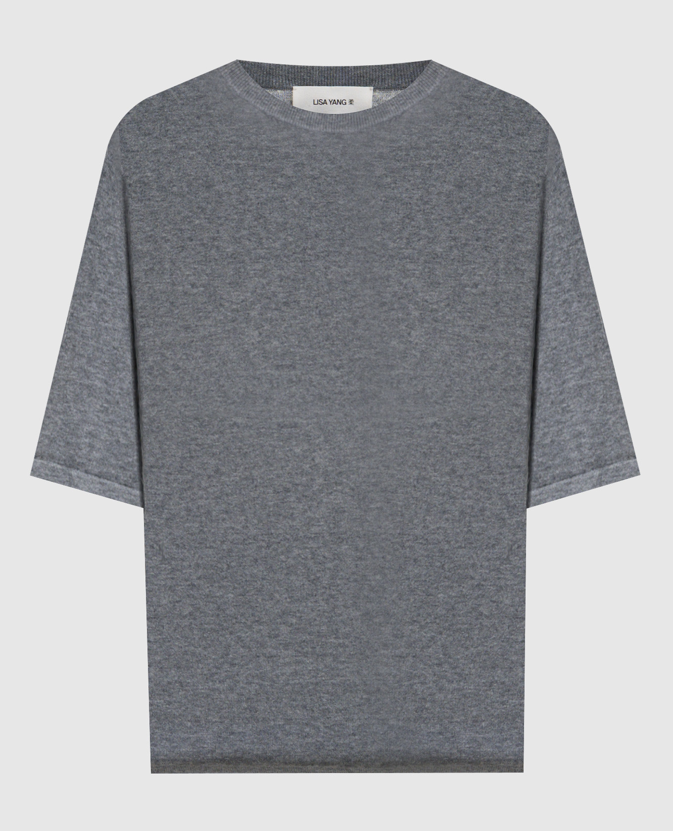 Серый топ Rubie с кашемиром