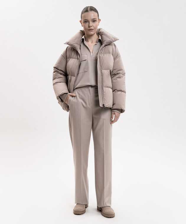 Woolrich Бежевий пуховик Kelly CFWWOU2230FRUT1148 зображення 2