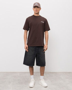 Axel Arigato Сірі джинсові шорти Invert A3880001