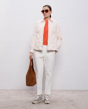 Peserico Рожевий джемпер з вовни, шовку і кашеміру S99006F129018C