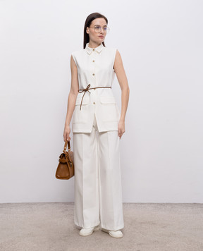 Herno Штани кольору айворі PT000197D56035