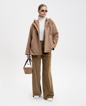 Max Mara Коричнева куртка Derris з вовни DERRIS