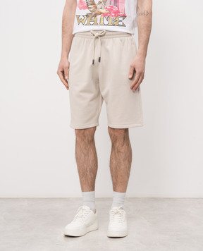 Off-White Бежевые шорты 44MCI013S26F004