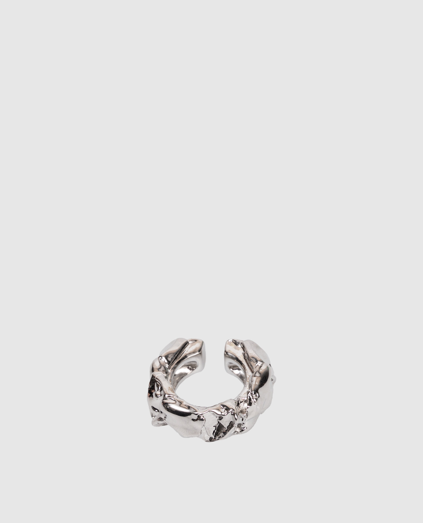 

Серебряная моносерьга, Серебристый, Серьги