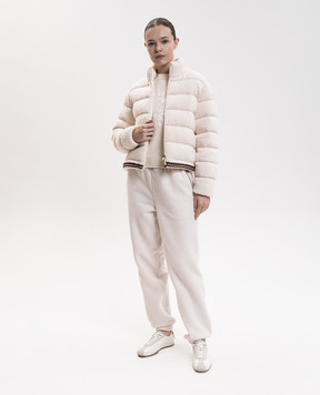 Moncler Пухова куртка кольору айворі L20939B00009N0005