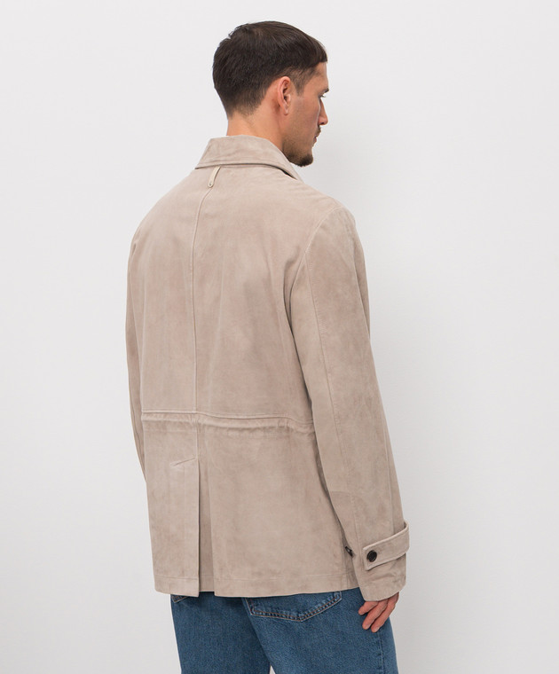 Mackage Бежева замшева куртка DANNY-SU DANNYSU зображення 4