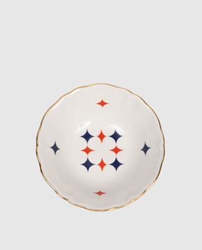 Bitossi Home Фарфоровая глубокая тарелка Lightning ABR01062