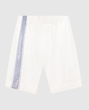 JW Anderson Білі шорти з льону SR0135PG1898