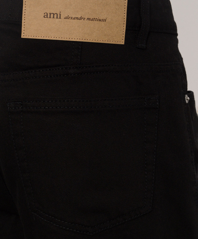 Ami Paris Черные джинсы HTR103DE0131 изображение 5