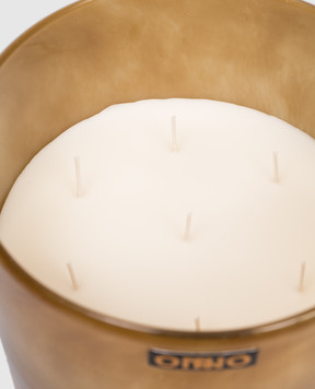 Onno Свічка Art Romy XL з ароматом Cashmere Wood в скляному свічнику ON815CW