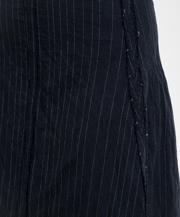 Marc Le Bihan Синя спідниця в смужку 2553 зображення 5