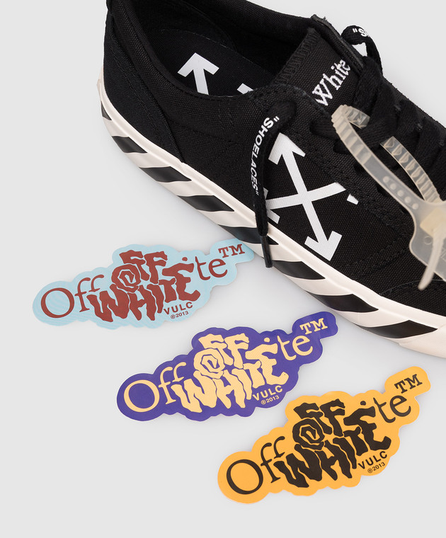 Off-White Черные кроссовки Vulcanized Undercut OWIA28QC99FAB001 изображение 5