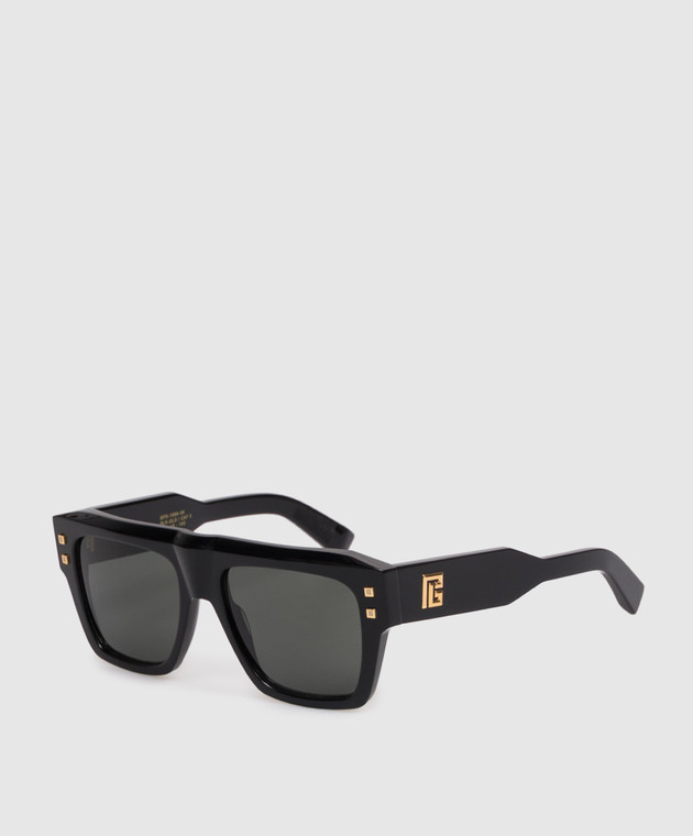 Balmain Черные очки B-Scene BPS199A56 изображение 3