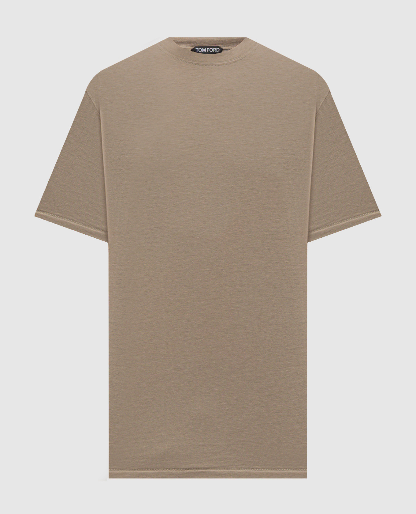 Футболка цвета хаки с монограммой