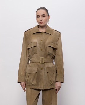 Ermanno Scervino Коричнева куртка D486I736CCIPRWK