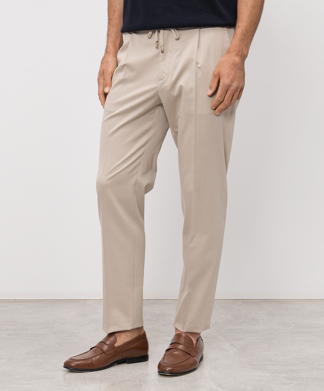 Peserico Бежеві штани з вовною R54274D08274 зображення 3