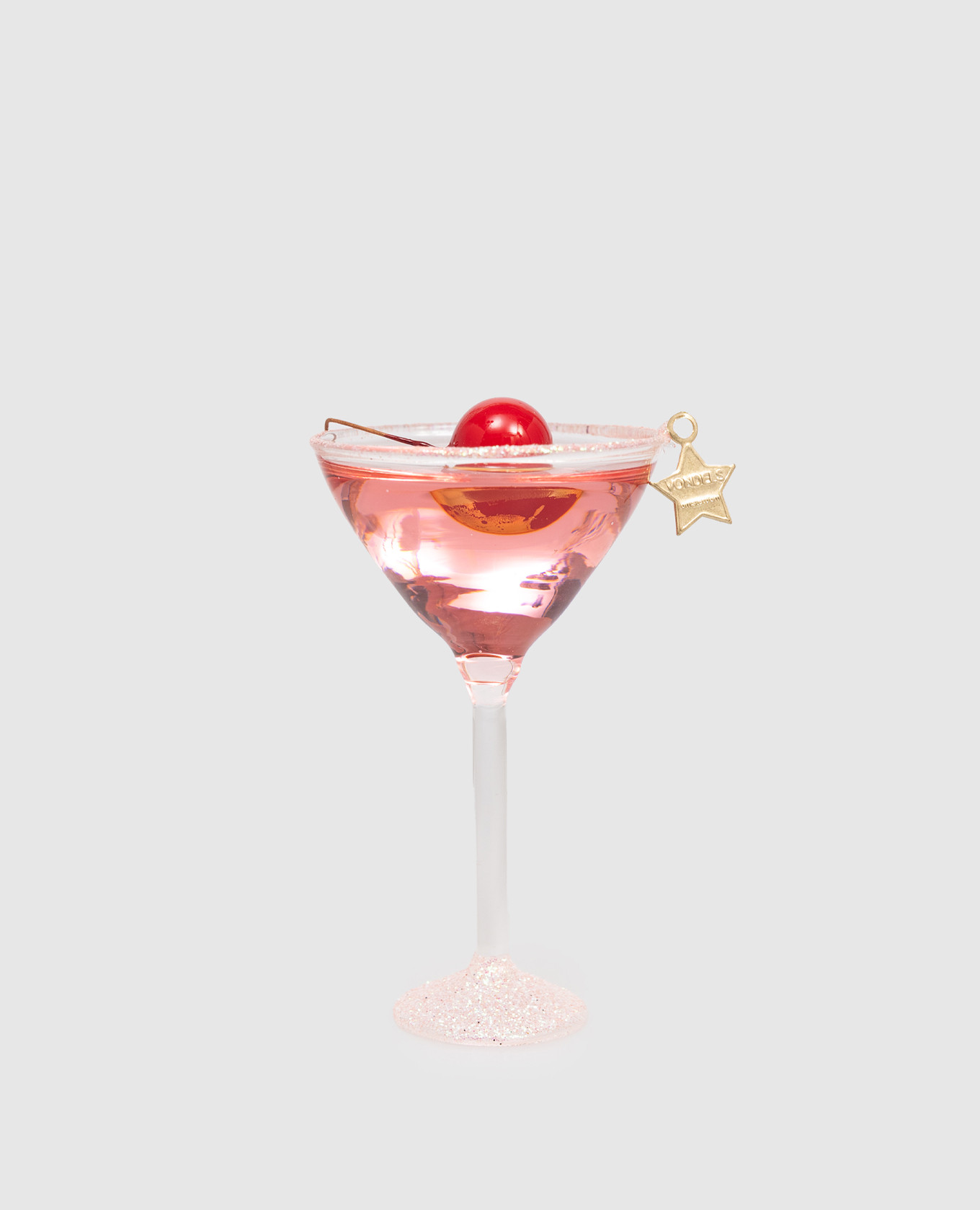 

Елочная игрушка Cosmopolitan Cocktail, Розовый, Елочные украшения